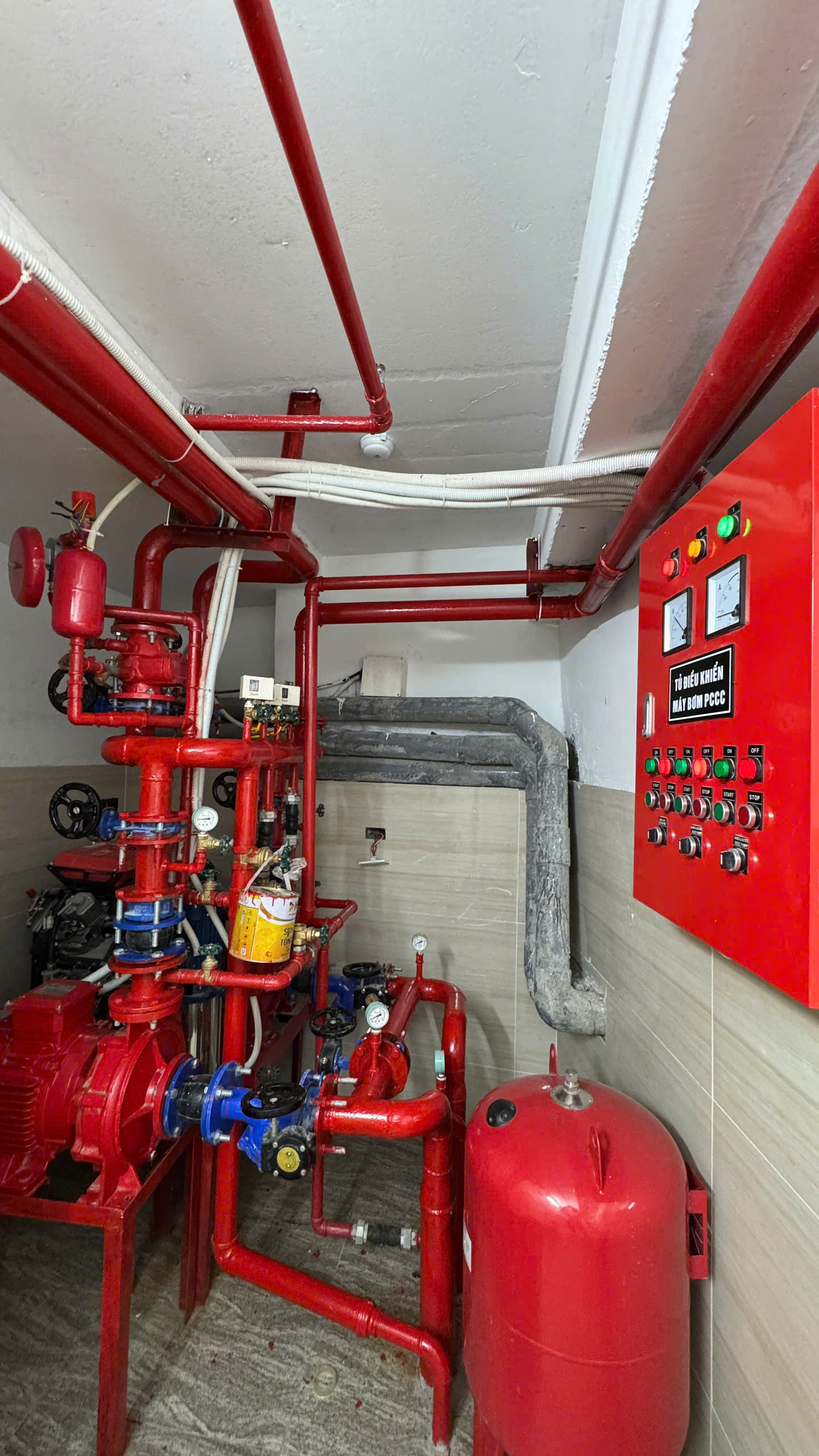 7. Phòng Kỹ thuật Bơm PCCC & Tủ Điều khiển PCCC Tiêu chuẩn