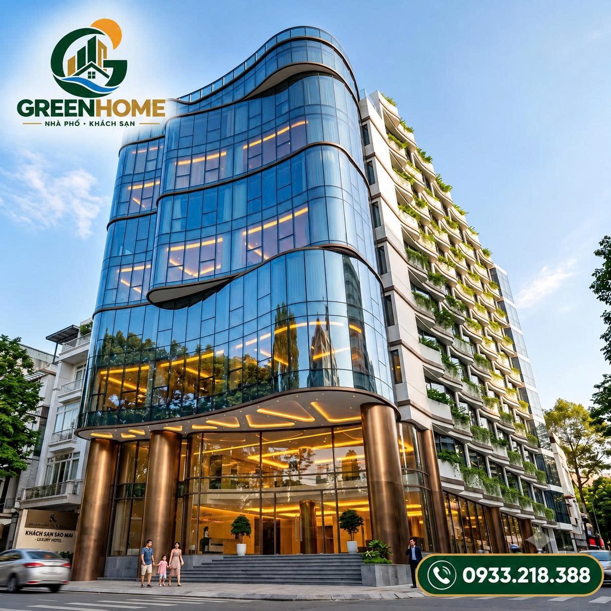 Bán Tòa Khách Sạn Hạng A Số 341 Âu Cơ – Tây Hồ | 850m² × 11 Tầng | 102 Phòng VIP + Bể Bơi Vô Cực